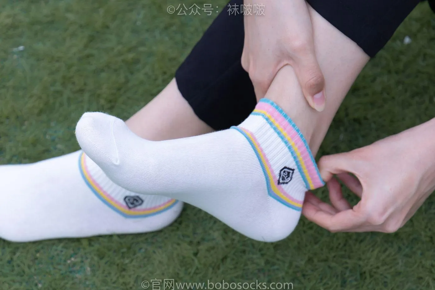 [BoBoSocks袜啵啵]NO.021 泡芙-板鞋、白棉袜、裸足 [131P]插图8